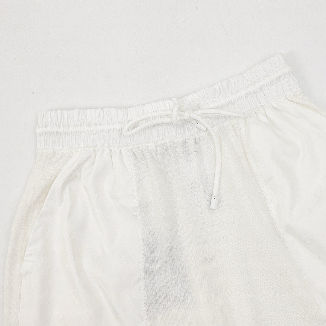 Louis Vuitton All-Over Monogram Logo Knitted Shorts with Pockets