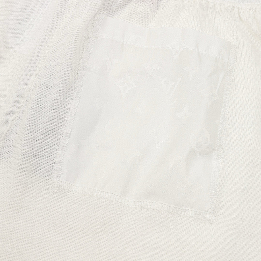 Louis Vuitton All-Over Monogram Logo Knitted Shorts with Pockets