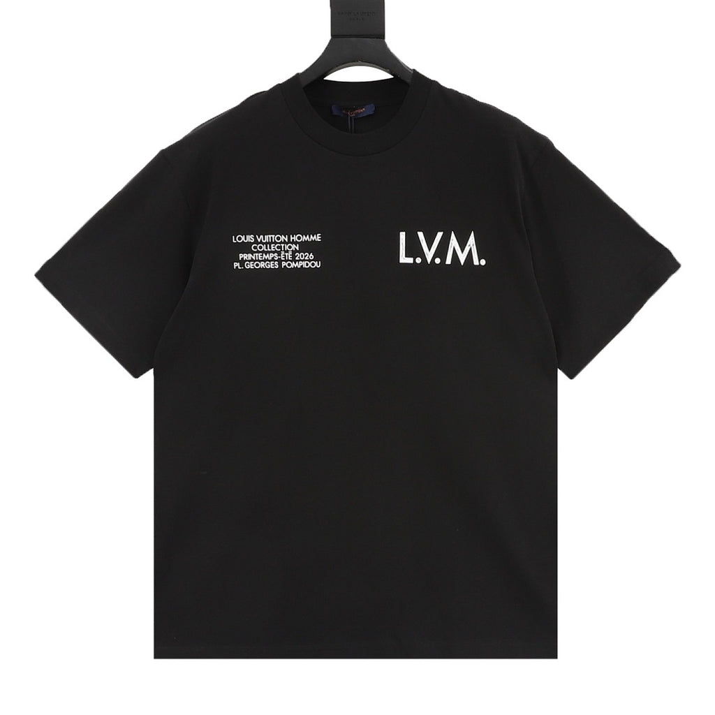 Louis Vuitton LVM Double-Print Inkjet Short-Sleeve T-Shirt