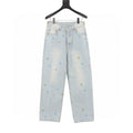 Louis Vuitton Collaboration Candy-Embroidered Denim Trousers