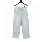 Louis Vuitton Collaboration Candy-Embroidered Denim Trousers