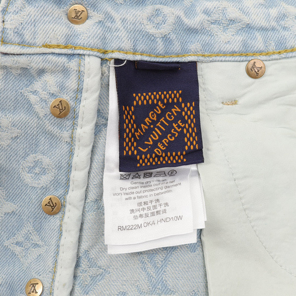 Louis Vuitton Collaboration Candy-Embroidered Denim Trousers