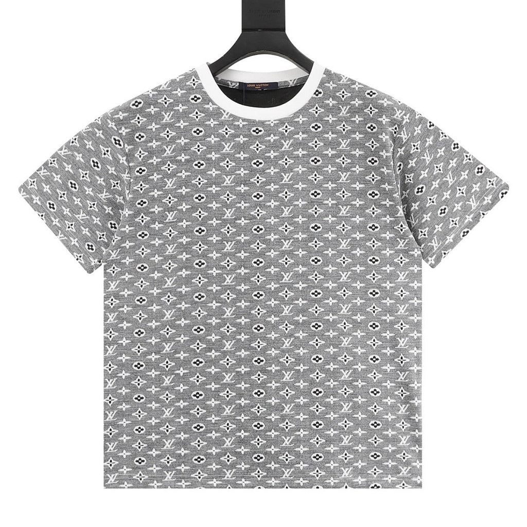 Louis Vuitton All-Over Monogram Jacquard Short-Sleeve Shirt