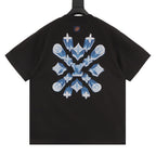 Louis Vuitton Icy Blue Crystal 3D LV Short-Sleeve T-Shirt