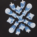 Louis Vuitton Icy Blue Crystal 3D LV Short-Sleeve T-Shirt