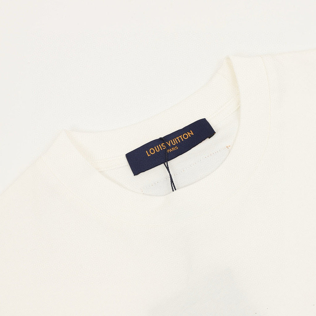Louis Vuitton 2026 Classic Gradient All-Over LV Logo Short-Sleeve T-Shirt | Unisex