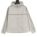 Louis Vuitton Plaid Hooded Zip Jacket – LV Gold Zip