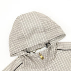 Louis Vuitton Plaid Hooded Zip Jacket – LV Gold Zip