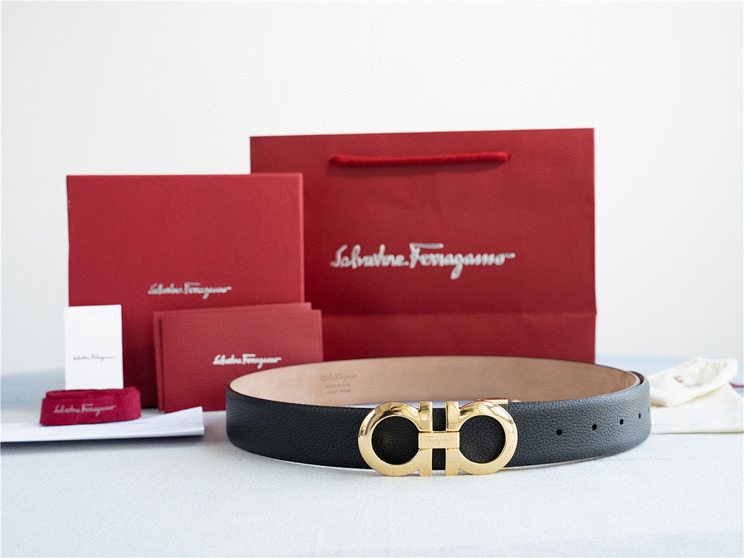 Salvatore Ferragamo Classic Leather Belt