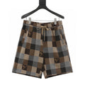 Louis Vuitton Damier Jacquard Lettering Shorts
