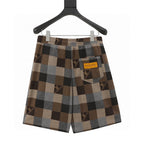 Louis Vuitton Damier Jacquard Lettering Shorts