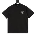 Louis Vuitton Short-Sleeve T-Shirt with Star-Motif and Embroidered LV Logo