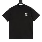 Louis Vuitton Short-Sleeve T-Shirt with Star-Motif and Embroidered LV Logo