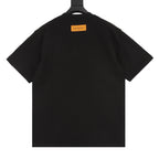Louis Vuitton Short-Sleeve T-Shirt with Star-Motif and Embroidered LV Logo
