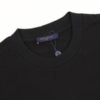 Louis Vuitton Short-Sleeve T-Shirt with Star-Motif and Embroidered LV Logo