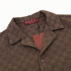 Gucci 2026 All-Over GG Jacquard Linen Shirt EU 44-50
