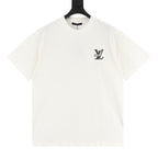 Louis Vuitton Short-Sleeve T-Shirt with Star-Motif and Embroidered LV Logo