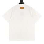 Louis Vuitton Short-Sleeve T-Shirt with Star-Motif and Embroidered LV Logo