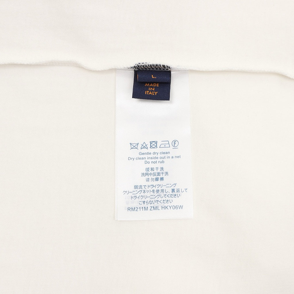 Louis Vuitton Short-Sleeve T-Shirt with Star-Motif and Embroidered LV Logo