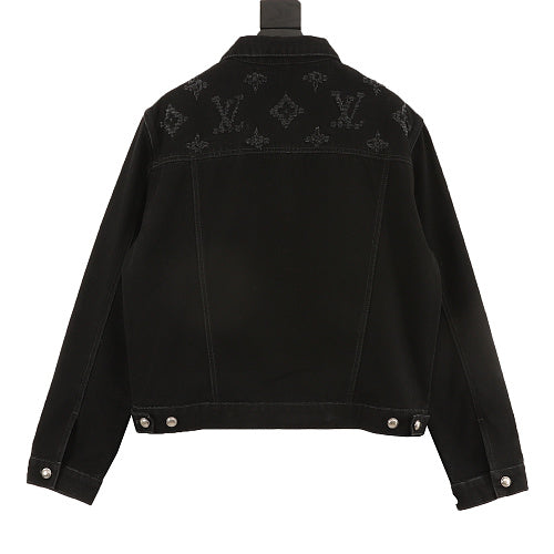 Louis Vuitton Monogram Denim Jacket – Black