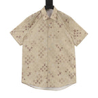 Louis Vuitton Khaki All-Over Print Shirt