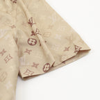 Louis Vuitton Khaki All-Over Print Shirt