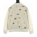 Louis Vuitton Zoo Collection Baseball Jacket – Fully Embroidered