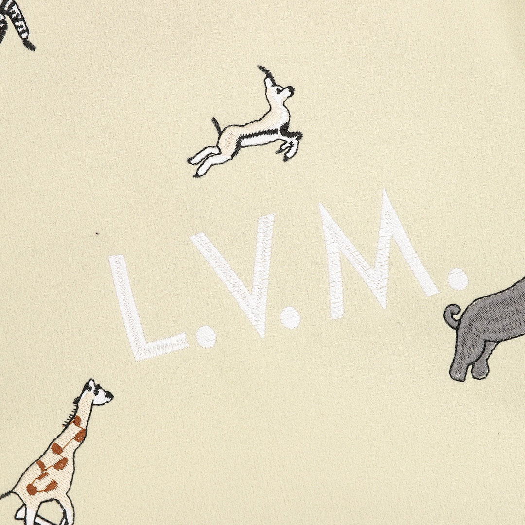 Louis Vuitton Zoo Collection Baseball Jacket – Fully Embroidered