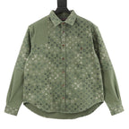 Louis Vuitton Monogram Overshirt Jacket – Khaki Green