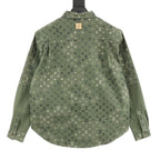 Louis Vuitton Monogram Overshirt Jacket – Khaki Green