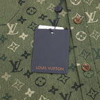 Louis Vuitton Monogram Overshirt Jacket – Khaki Green