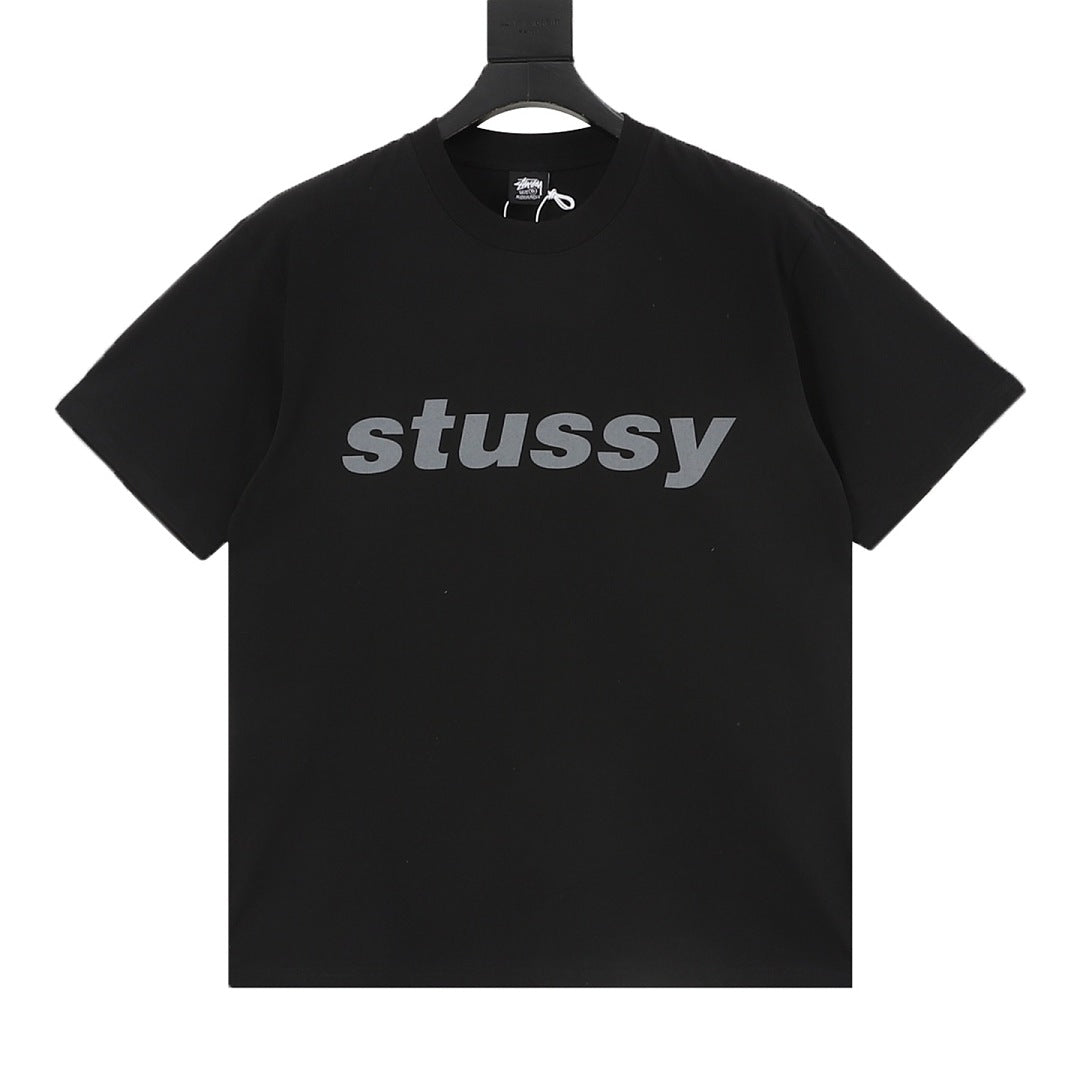 Stussy Loose-Fit All-Over Skull Print T-Shirt