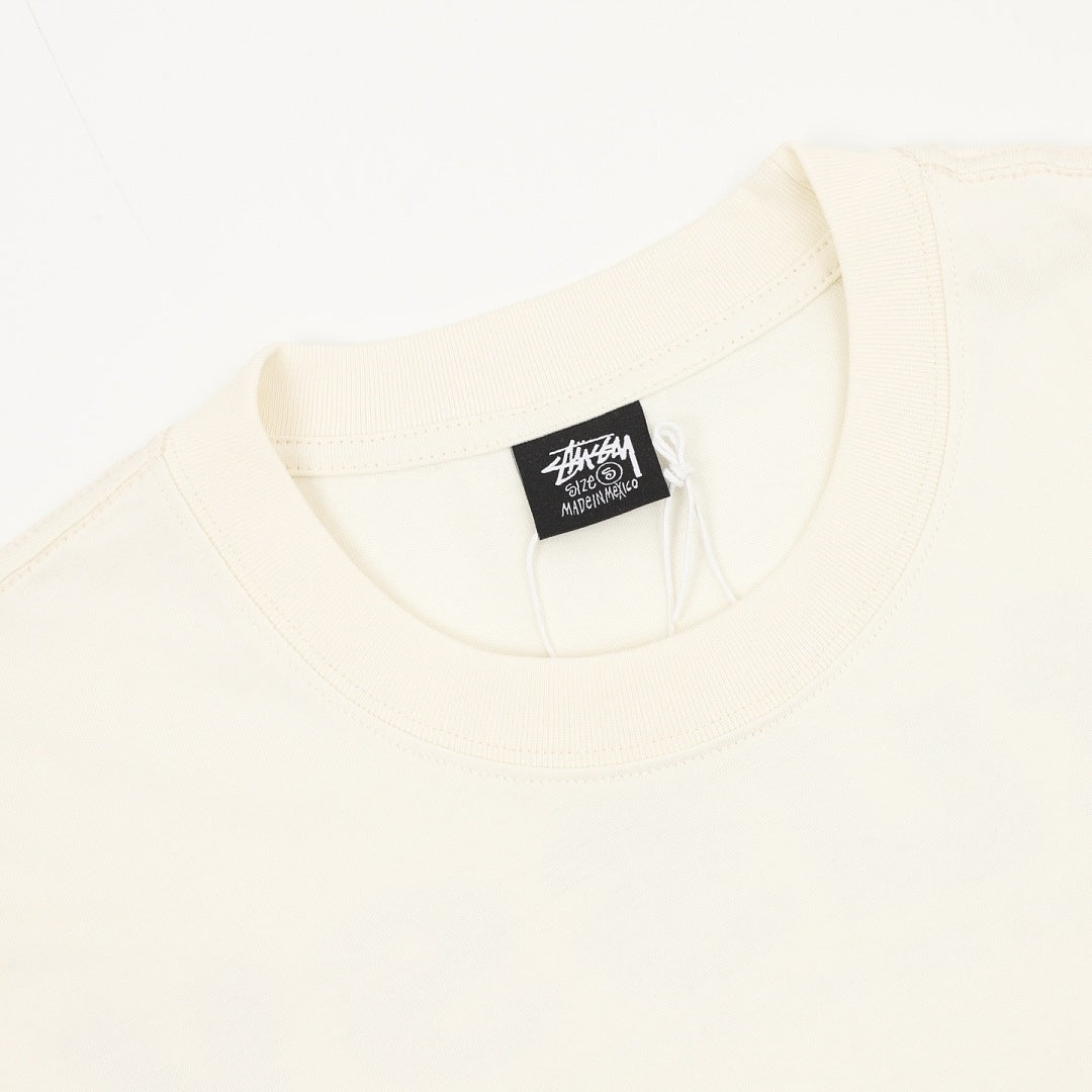 Stussy Loose-Fit All-Over Skull Print T-Shirt