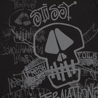 Stussy Loose-Fit All-Over Skull Print T-Shirt