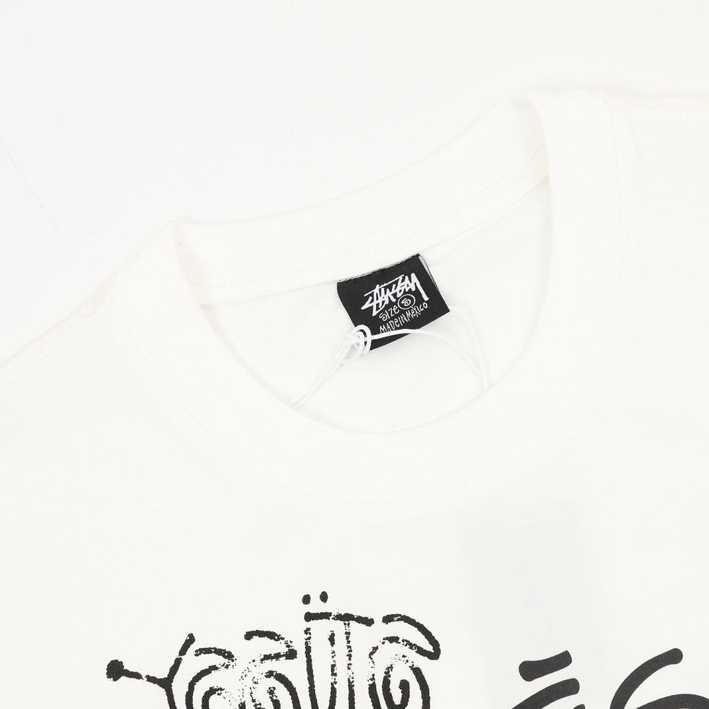 Stussy Loose-Fit All-Over Skull Print T-Shirt