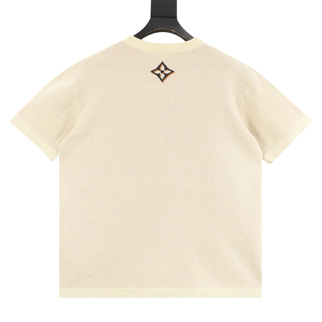 Louis Vuitton Monogram Jacquard Knit Short-Sleeved T-Shirt