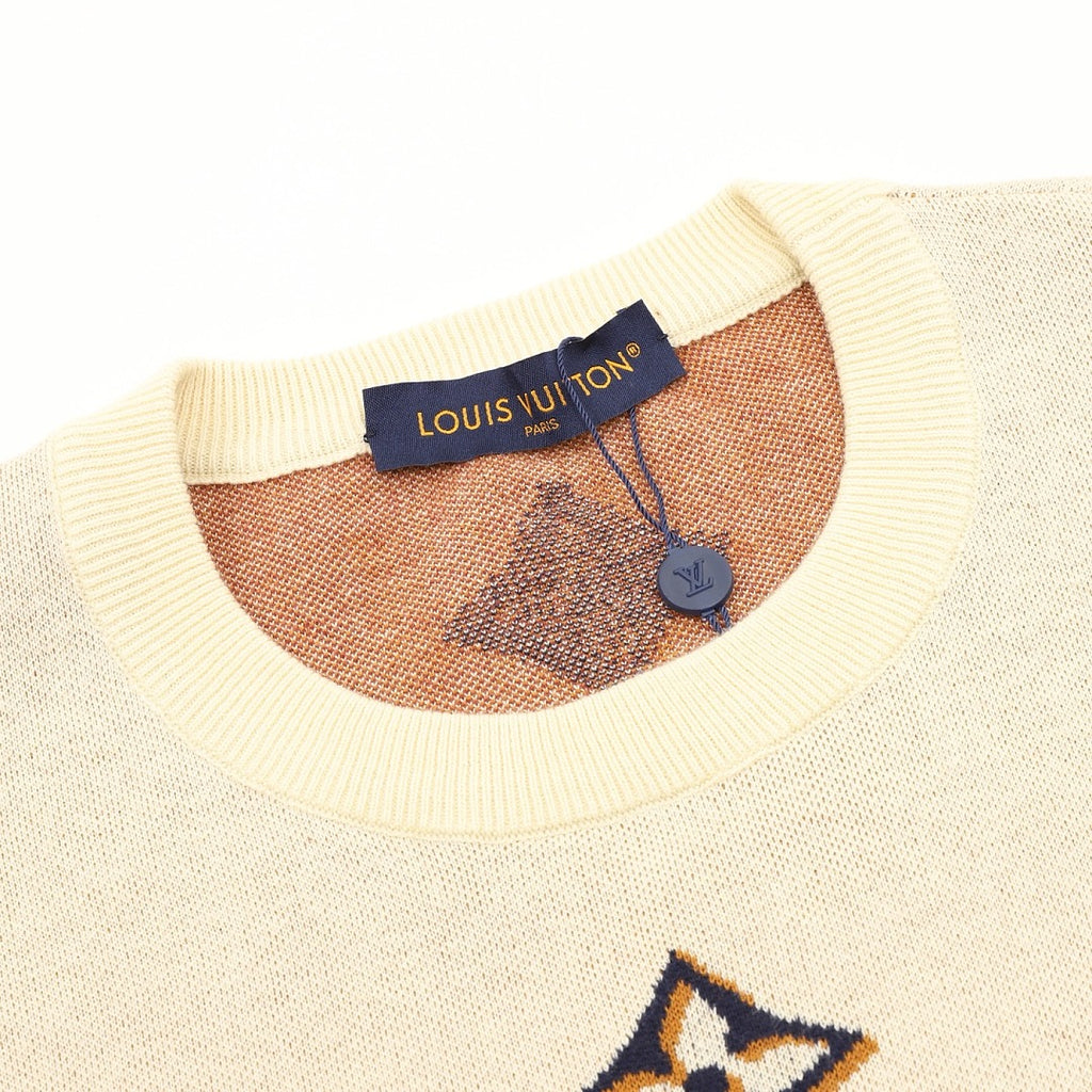 Louis Vuitton Monogram Jacquard Knit Short-Sleeved T-Shirt