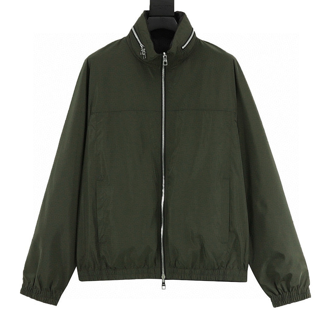 Louis Vuitton Stand-Collar Zip Jacket – Lightweight Outerwear