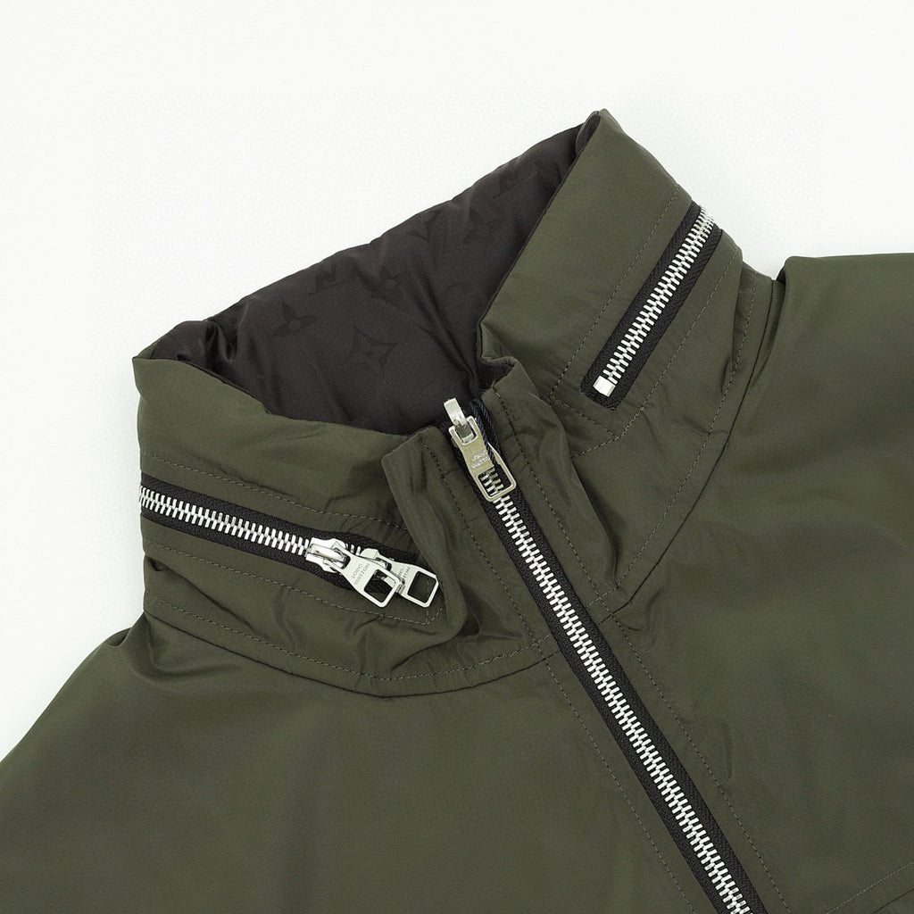 Louis Vuitton Stand-Collar Zip Jacket – Lightweight Outerwear
