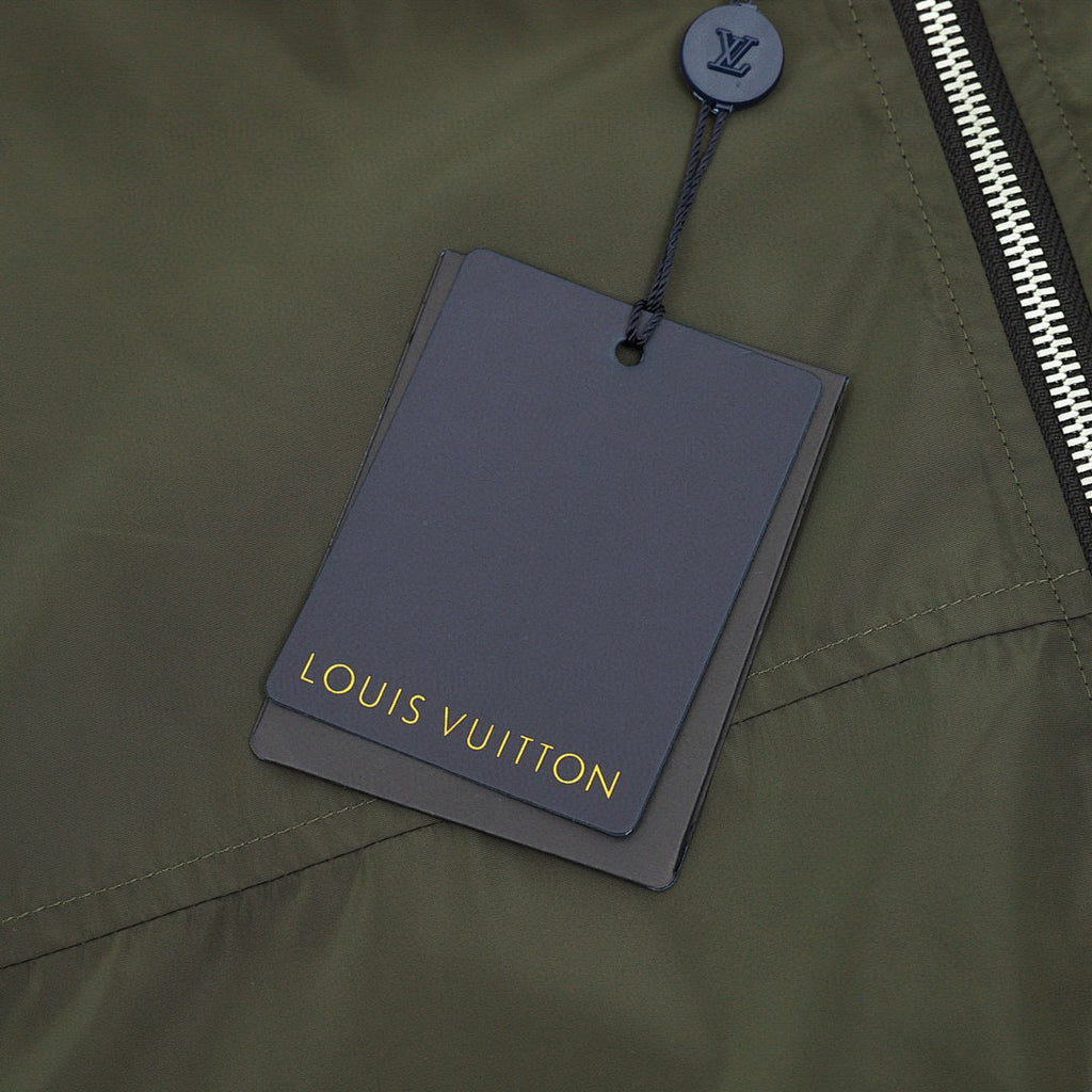 Louis Vuitton Stand-Collar Zip Jacket – Lightweight Outerwear