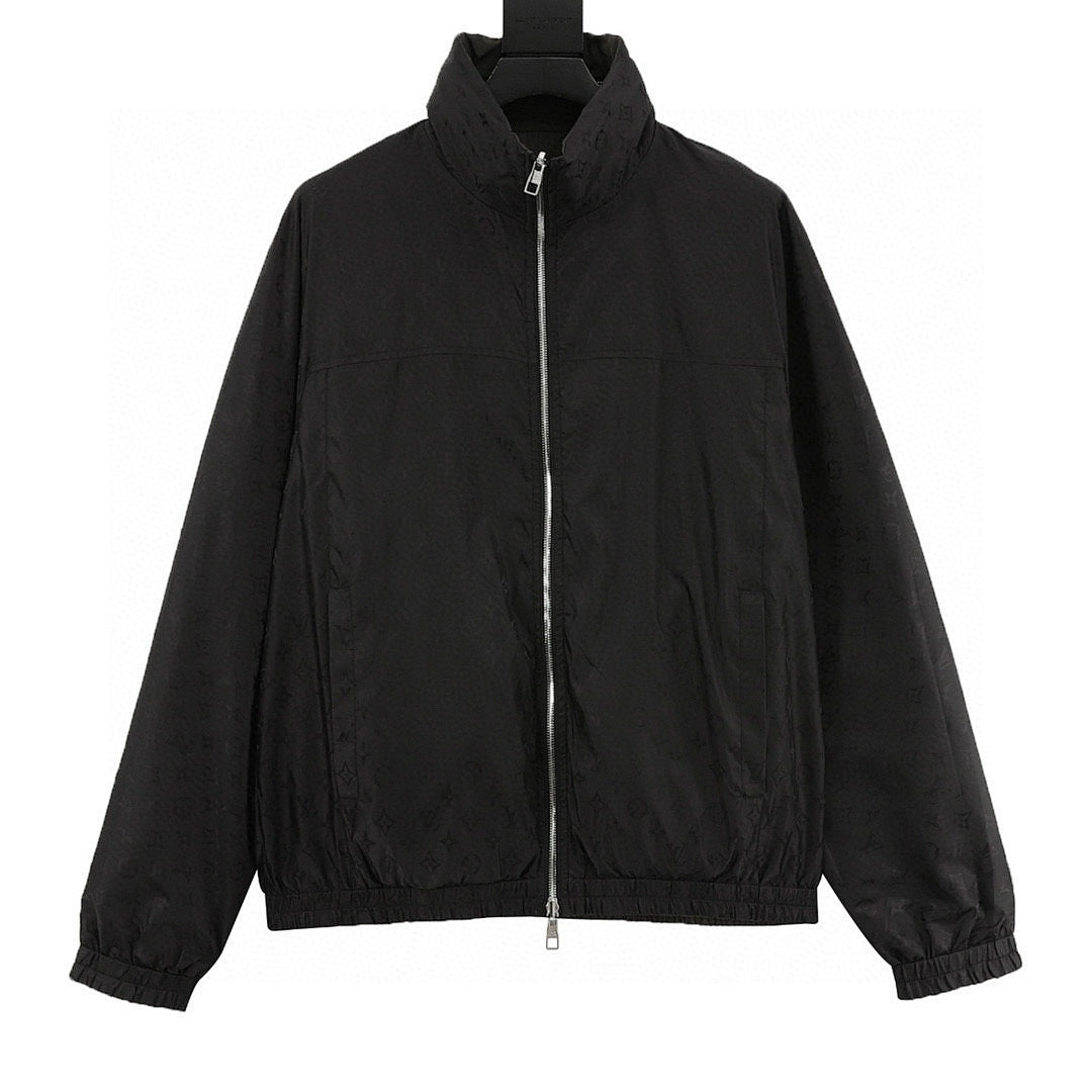 Louis Vuitton Stand-Collar Zip Jacket – Lightweight Outerwear