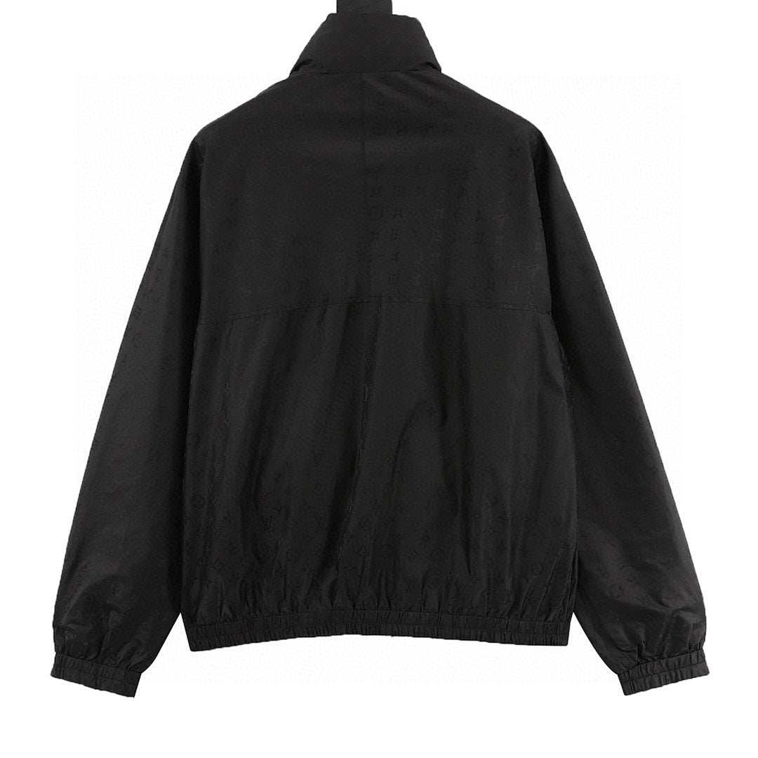 Louis Vuitton Stand-Collar Zip Jacket – Lightweight Outerwear