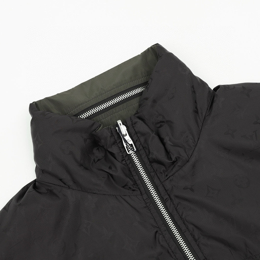 Louis Vuitton Stand-Collar Zip Jacket – Lightweight Outerwear