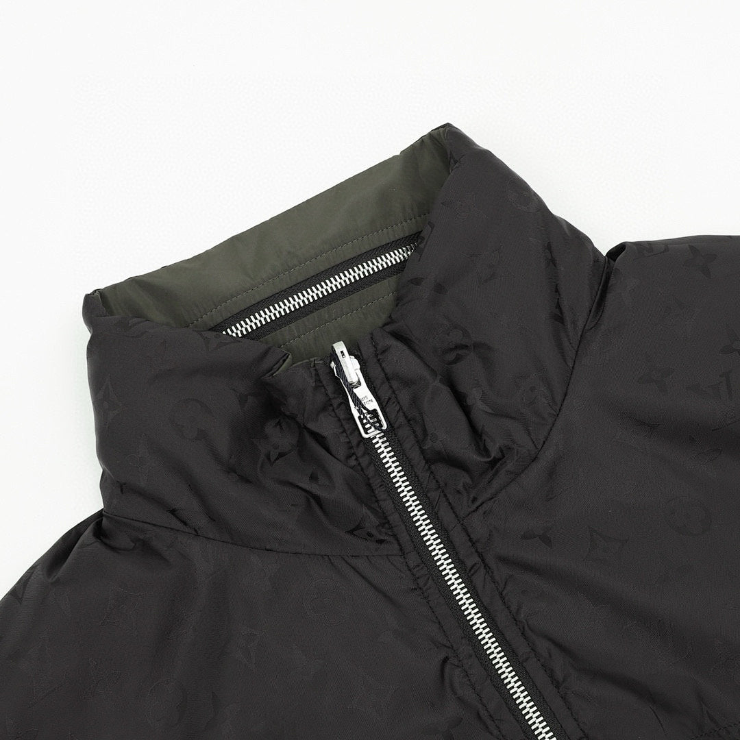Louis Vuitton Stand-Collar Zip Jacket – Lightweight Outerwear