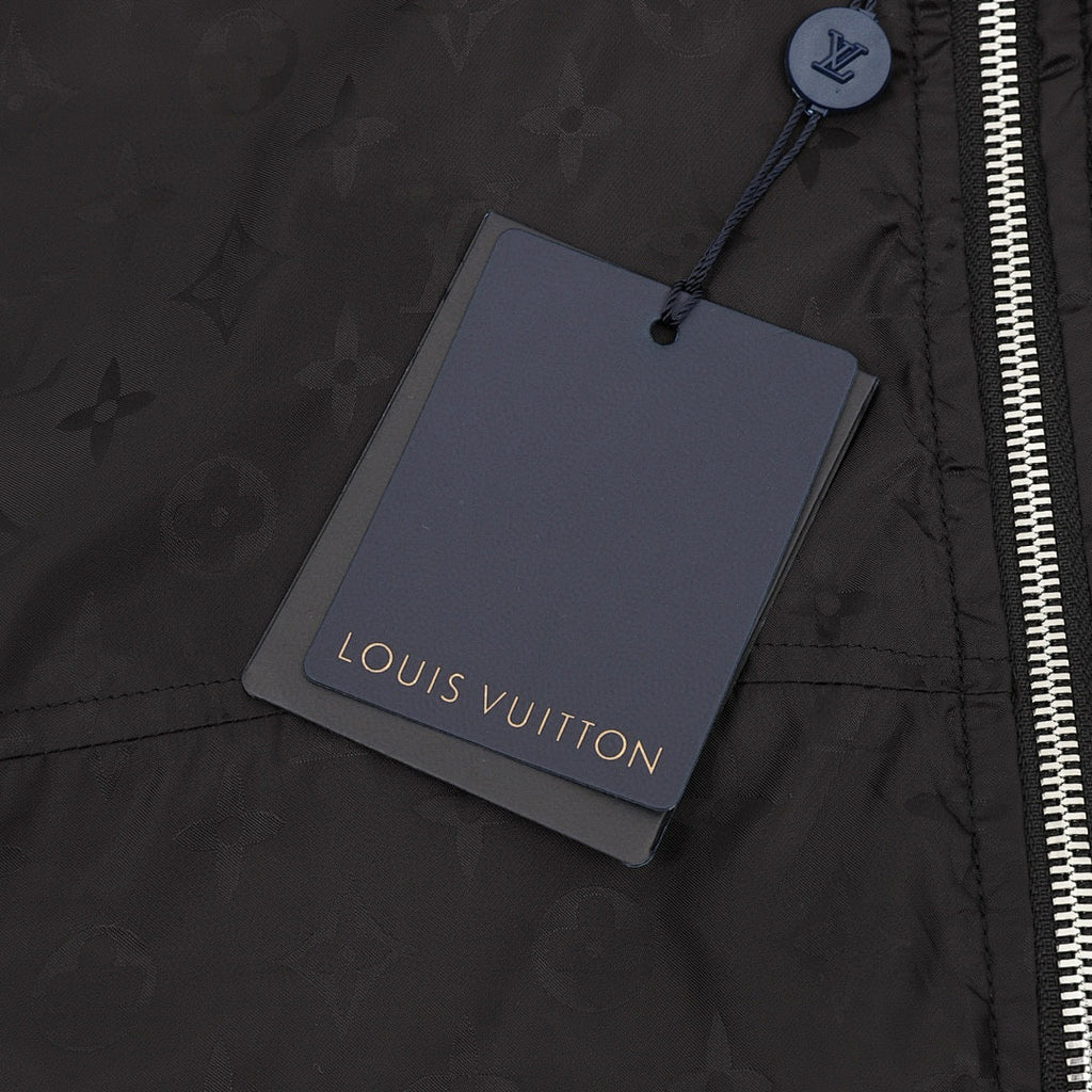 Louis Vuitton Stand-Collar Zip Jacket – Lightweight Outerwear