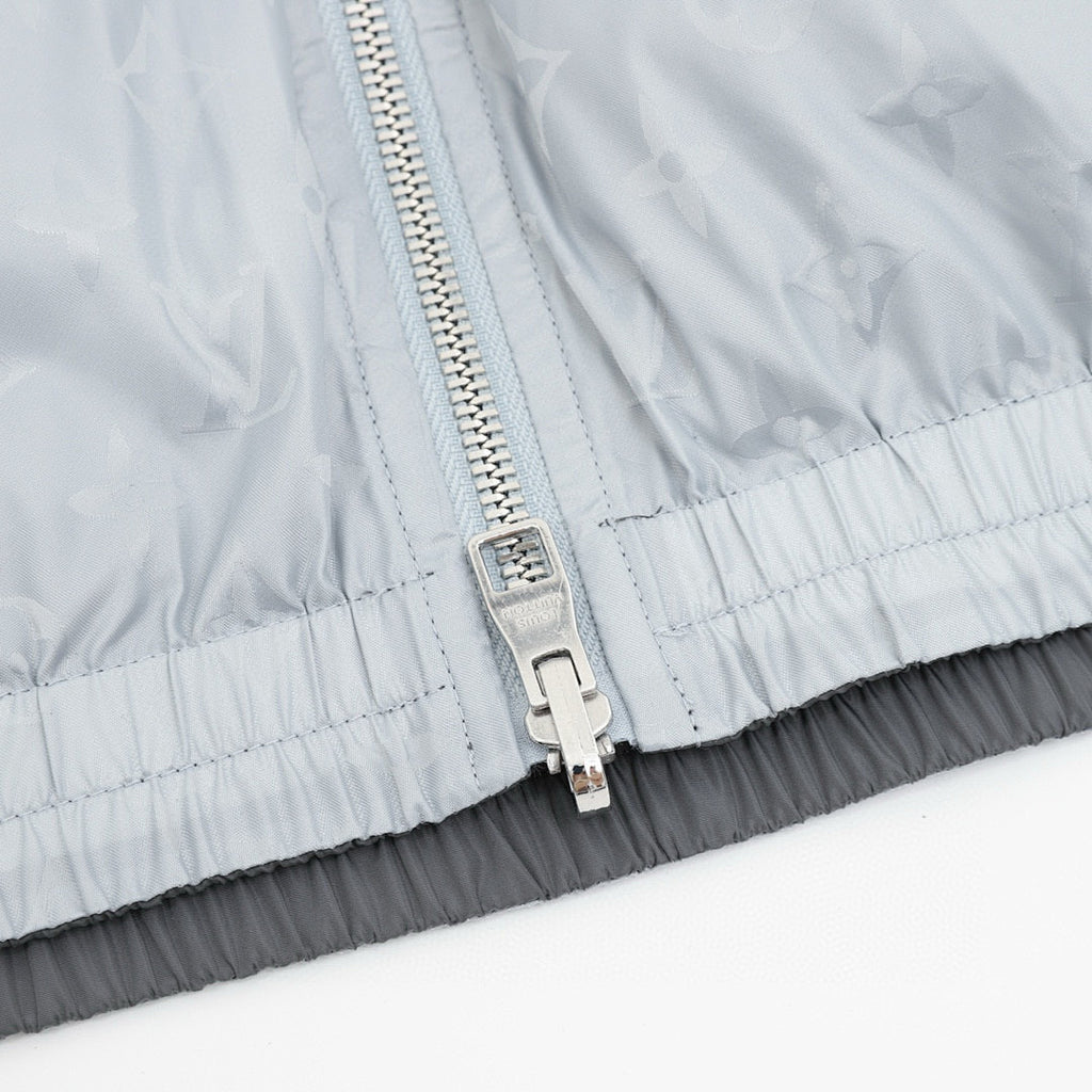 Louis Vuitton Monogram Jacquard Stand-Collar Zip Jacket