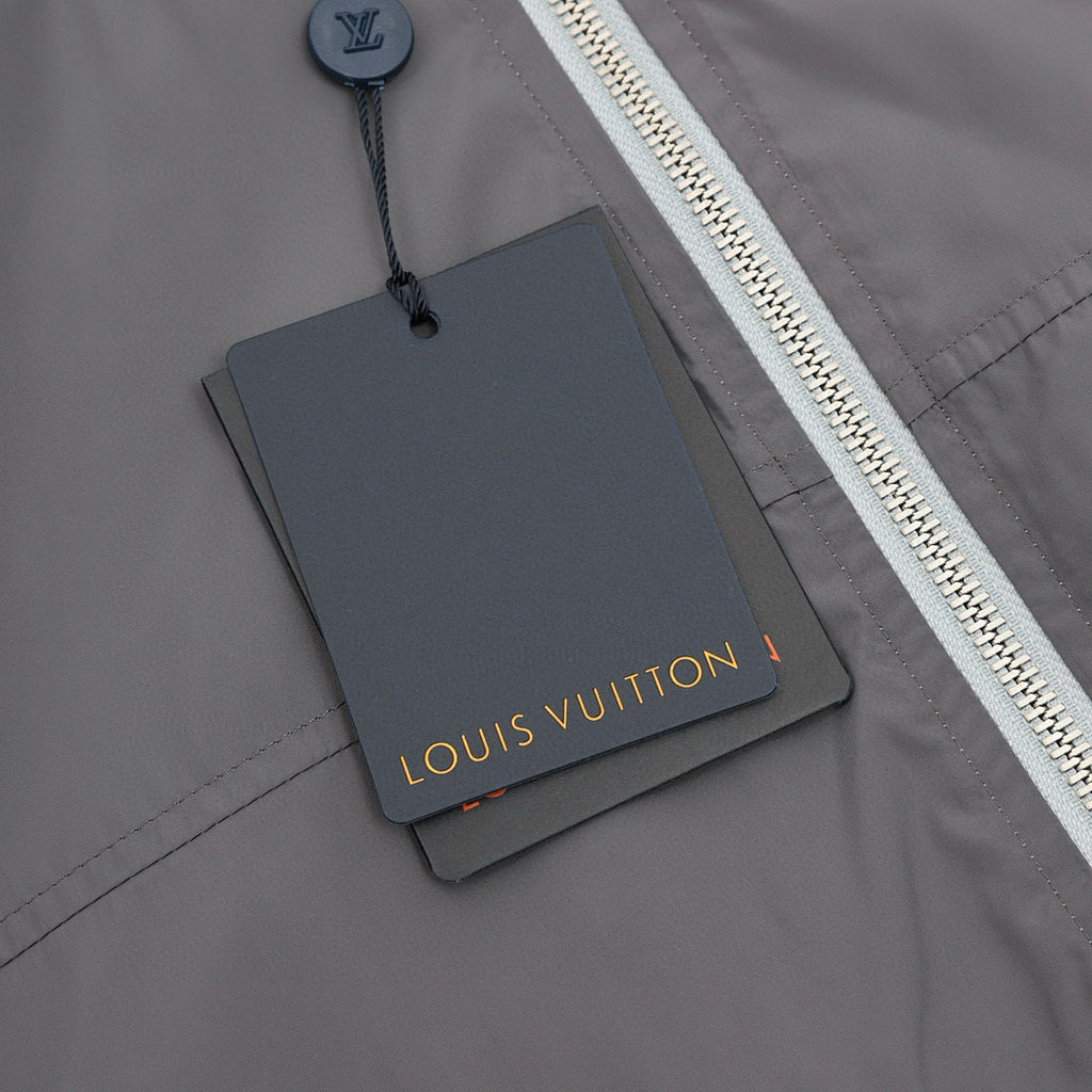Louis Vuitton Monogram Jacquard Stand-Collar Zip Jacket