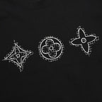 Louis Vuitton Monogram Flower & Bead Embroidered Short-Sleeve Shirt