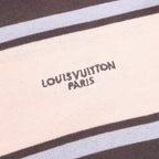 Louis Vuitton Short-Sleeved Knit Top with Color-Block Striped Panels