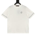 Louis Vuitton Letter Jacquard Knit T-Shirt with Cuff Detail